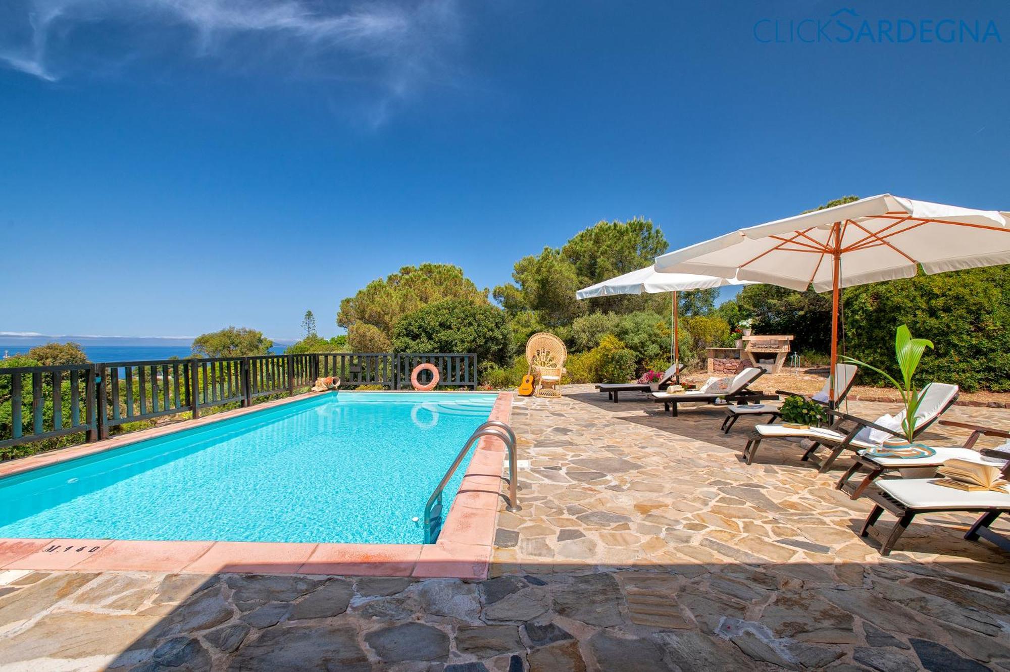 Alghero Villa Barranch With Sea View Swimming Pool For 6 People Exterior photo